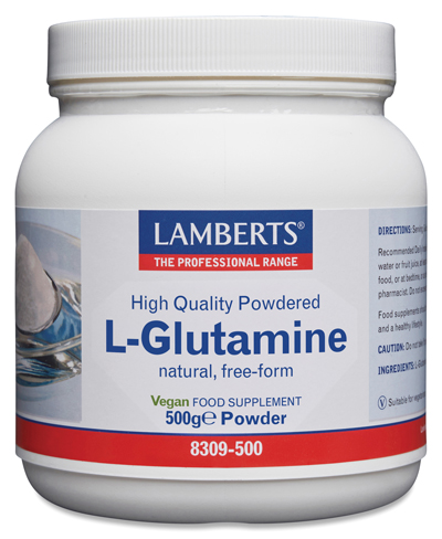 L-Glutamina en Polvo en forma Libre. Aminoácido no esencial