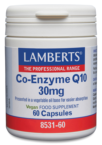 Co-Enzima Q10 30 mg (CoQ10 o ubiquinona)