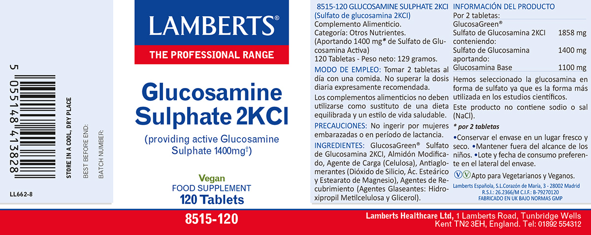 Sulfato de Glucosamina 2KCl — imagen 2