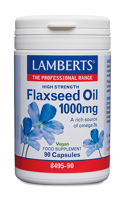 Aceite de Semillas de Lino 1000 mg rico en Omega 3