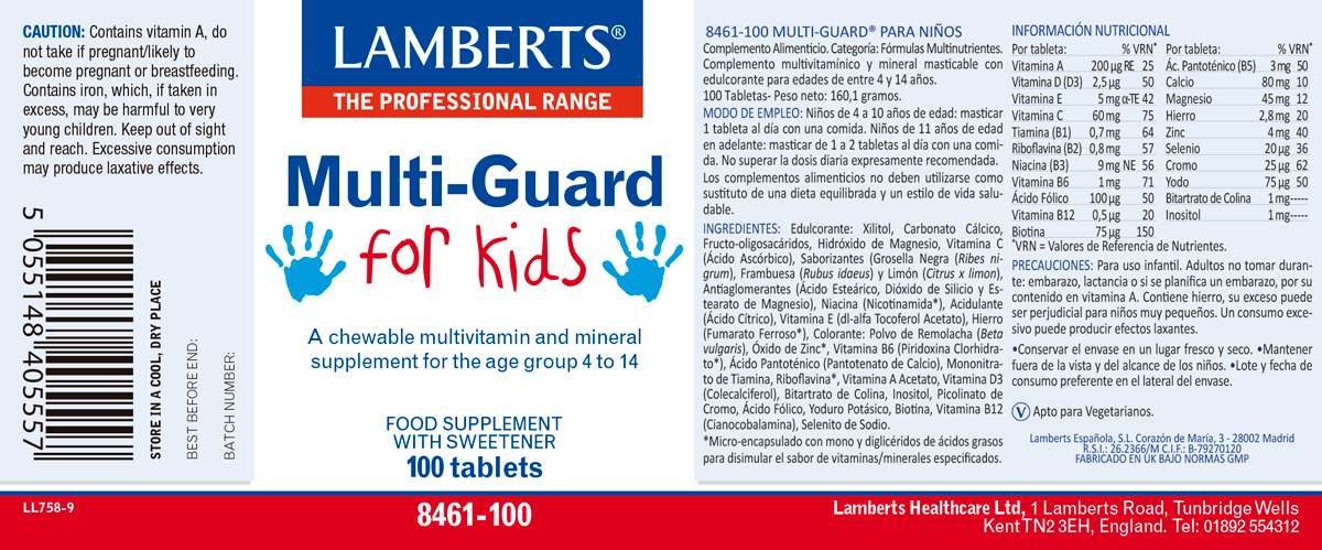Multi-Guard® Vitaminas y Minerales para Niños de 4 a 14 años — imagen 2
