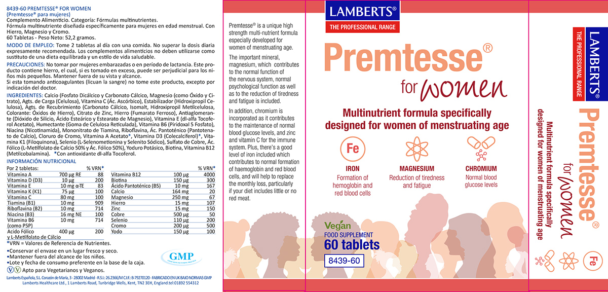 Premtesse® el Multinutriente para las mujeres en edad menstrual — imagen 3