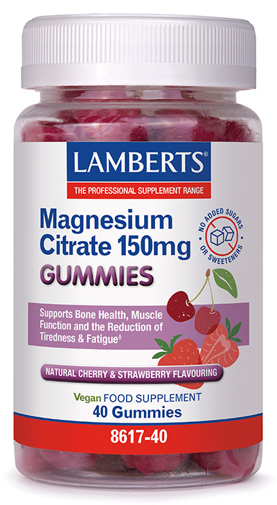 Magnesio 150 mg (como Citrato). Gominolas