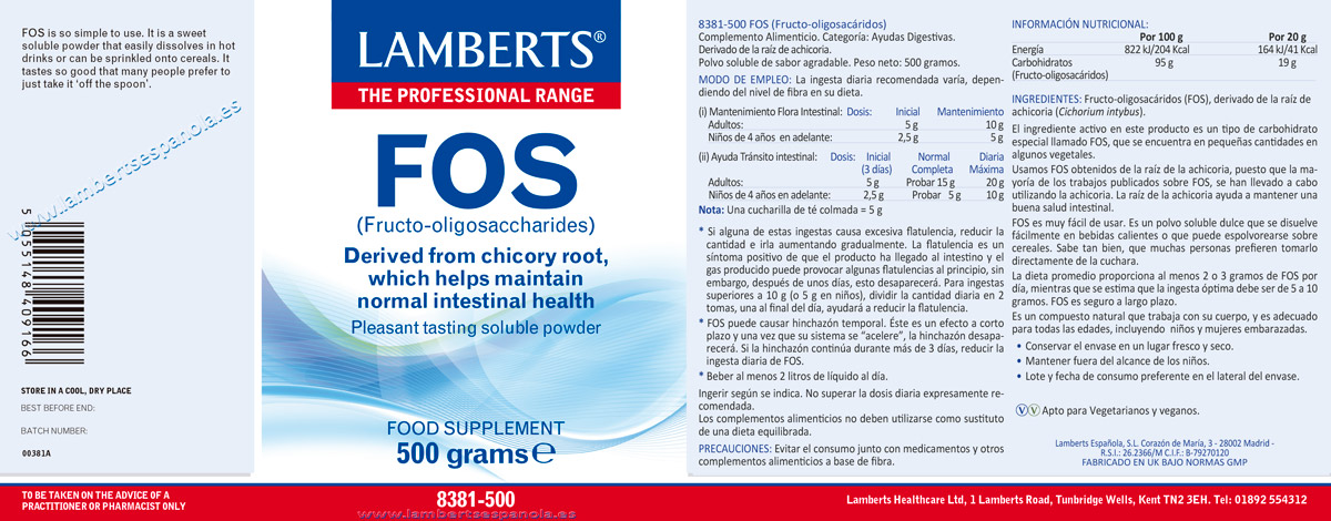 FOS – Fructo-oligosacáridos en Polvo — imagen 2