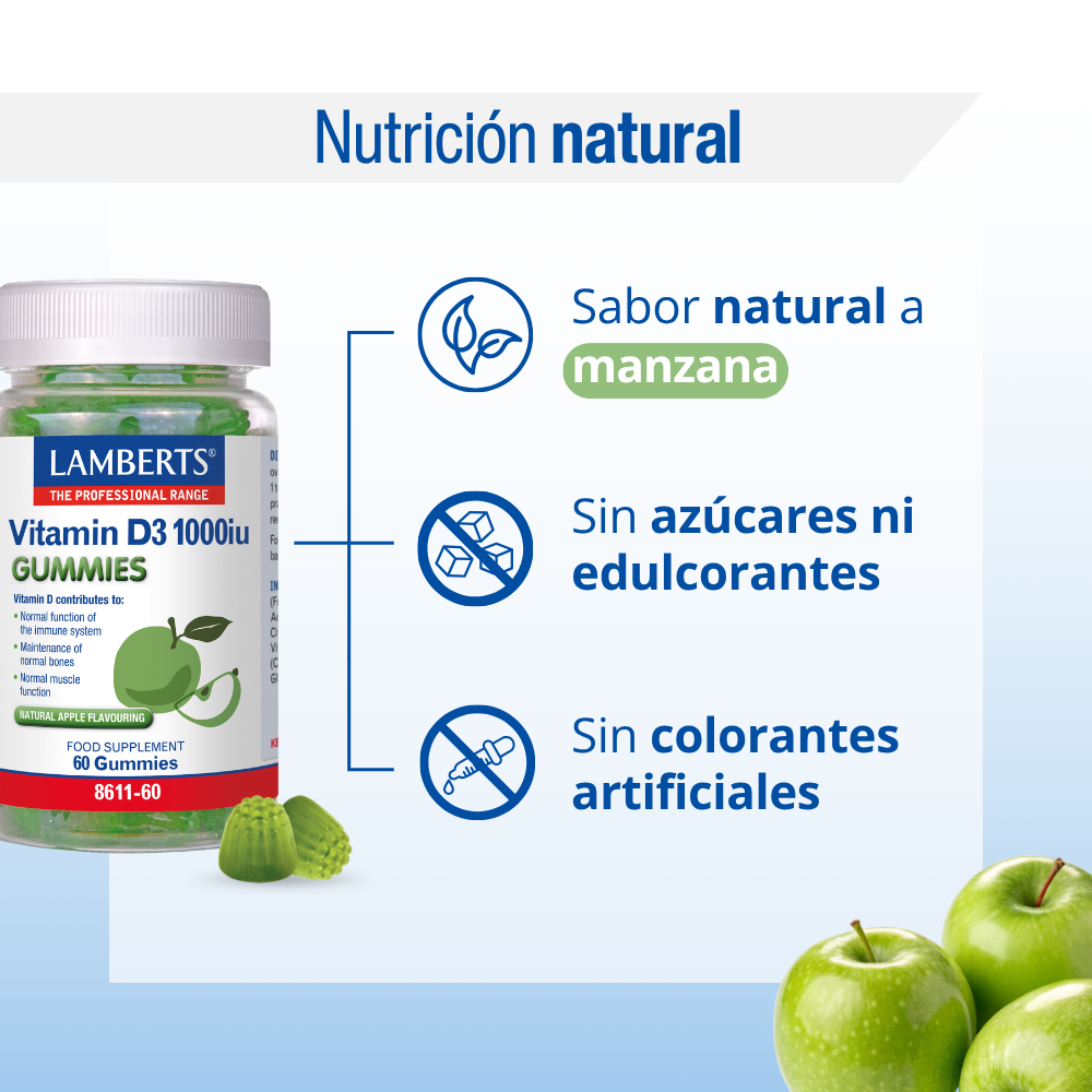 Vitamina D3 1000 UI. Gominolas — imagen 3
