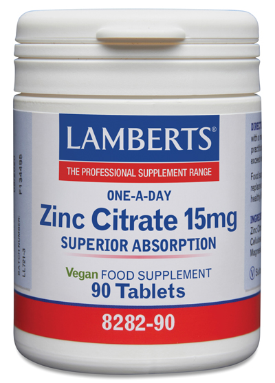 Citrato de Zinc 15 mg