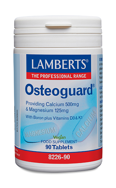 Osteoguard®. Calcio, Magnesio, Boro, Vitaminas D3 y K1 90 tabletas