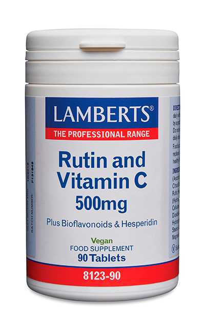 Rutina y Vitamina C 500 mg con Bioflavonoides y Hesperidina