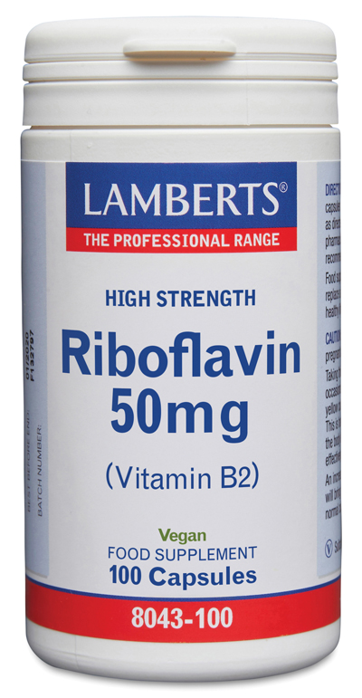 Riboflavina o Vitamina B2 50 mg