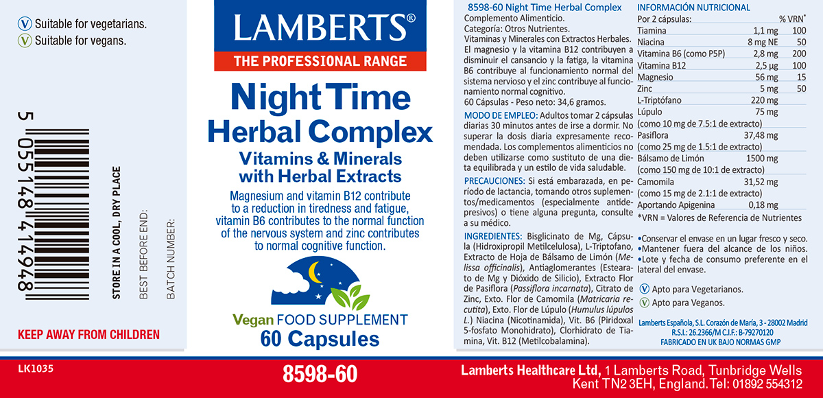 Night Time Herbal Complex — imagen 2