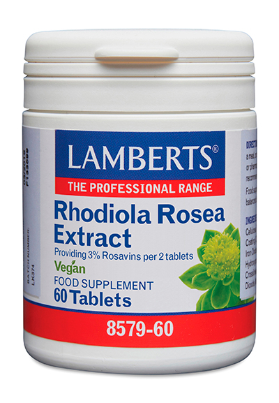 Rhodiola Rosea 1466 mg aportando 3,52 mg de Rosavinas