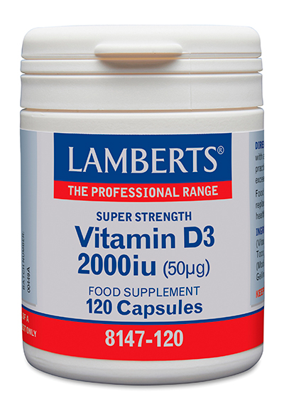 Vitamina D3, colecalciferol 2000 UI (50 µg)