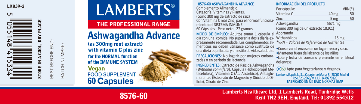 Ashwagandha Advance ( Withania somnifera ) — imagen 2