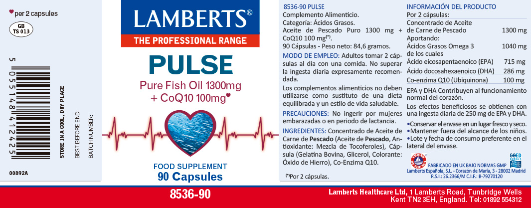 PULSE con Omega 3 y Coenzima Q10 — imagen 2