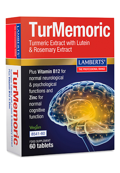 TurMemoric: Extracto de Cúrcuma, Luteína, Romero y más