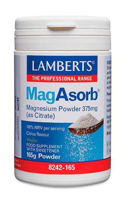 MagAsorb. Magnesio en polvo como Citrato, muy soluble