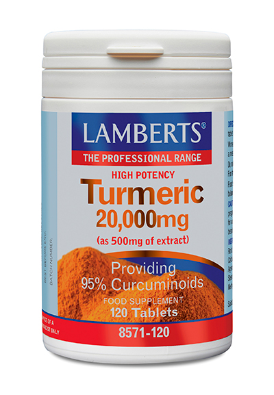 Cúrcuma o Turmeric 20.000 mg extracto de raíz de Cúrcuma longa