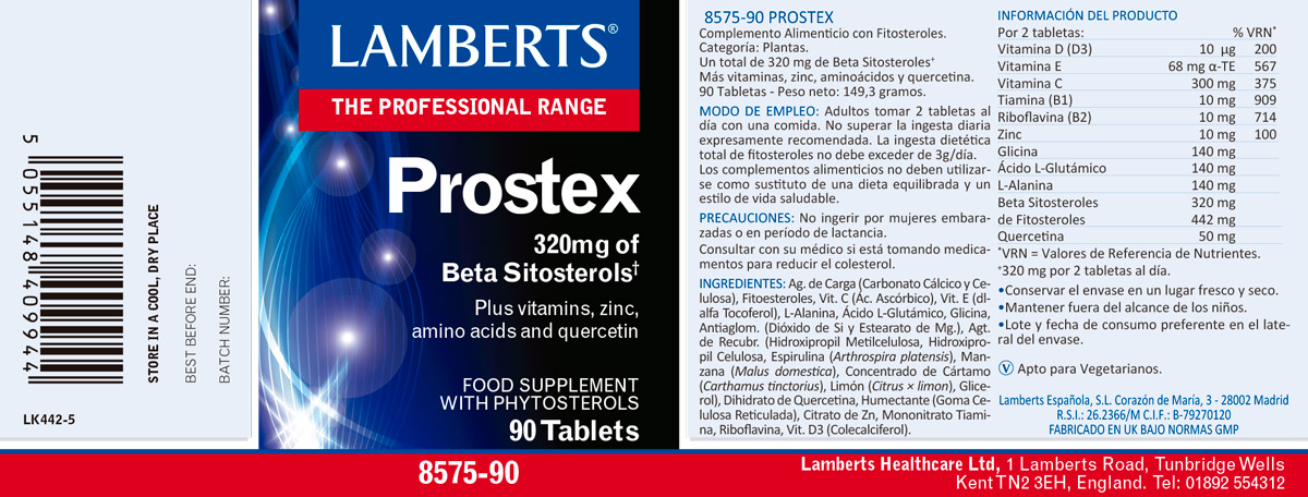 Prostex con Beta Sitosteroles — imagen 2