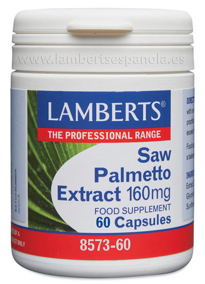 Saw Palmetto en extracto (@em_Serenoa repens_em@) 160 mg