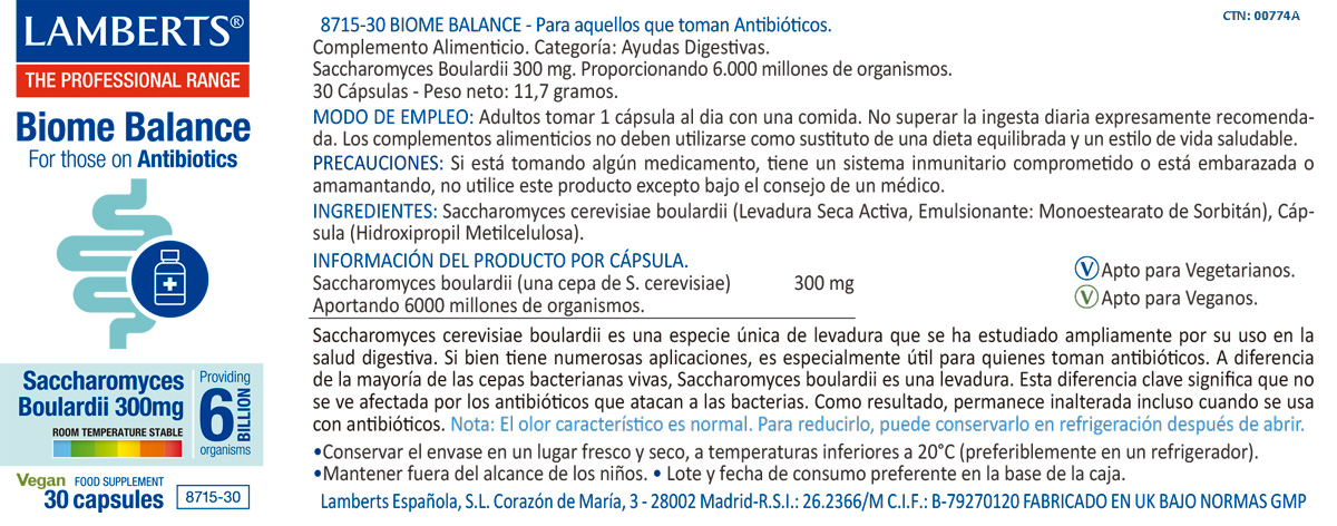 Biome Balance Antibiotics (para aquellos que toman antibióticos) — imagen 2