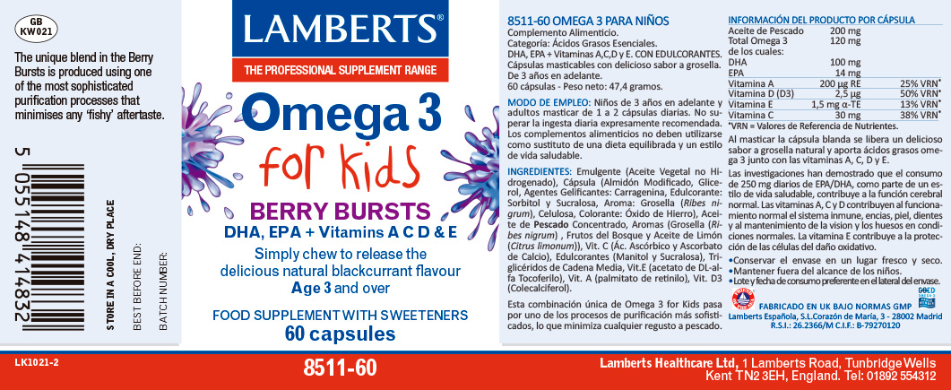 Omega 3 para Niños con DHA 100 mg y EPA 14 mg — imagen 2