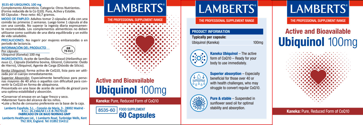Ubiquinol 100 mg es la forma activa reducida de la Coenzima Q10 — imagen 3